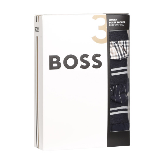 3PACK BOSS miesten bokserishortsit moniväriset (50480034 275)