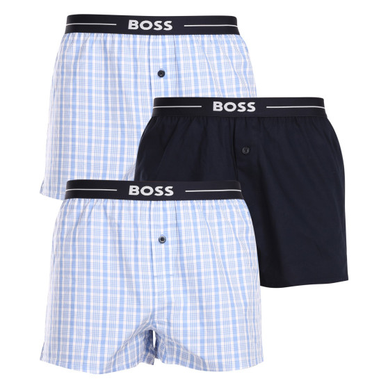 3PACK BOSS miesten bokserishortsit moniväriset (50505677 472)