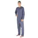 Gino Miesten pyjama oversized monivärinen (79149)