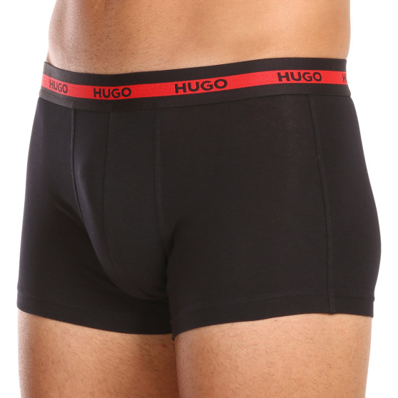 3PACK HUGO miesten bokserit mustat (50492375 002)