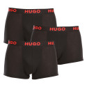 3PACK HUGO miesten bokserit mustat (50496723 001)