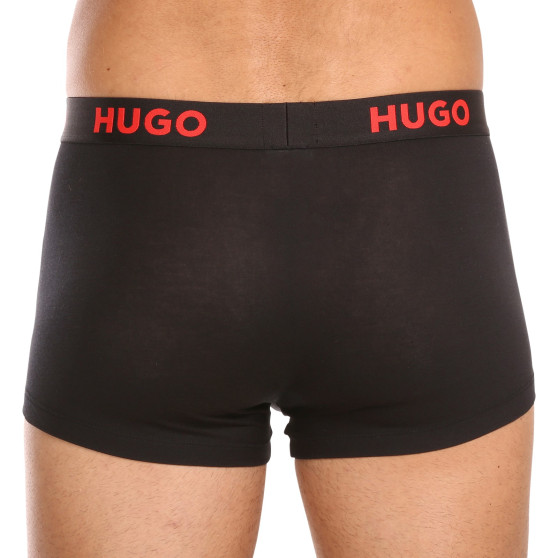 3PACK HUGO miesten bokserit mustat (50496723 001)