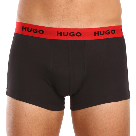 3PACK HUGO miesten bokserit moniväriset shortsit moniväriset (50469766 031)