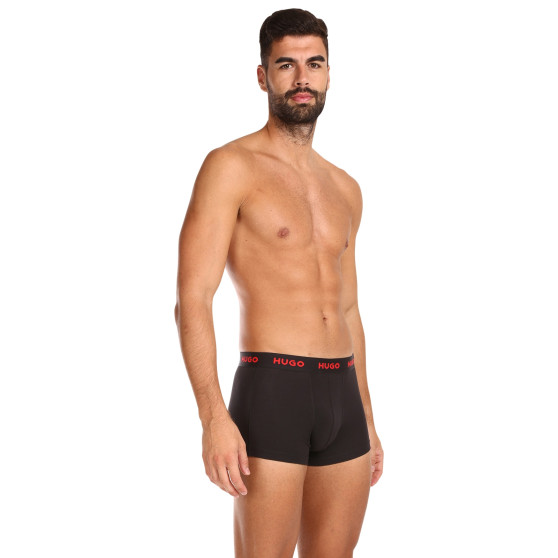 3PACK HUGO miesten bokserit moniväriset shortsit moniväriset (50469766 303)