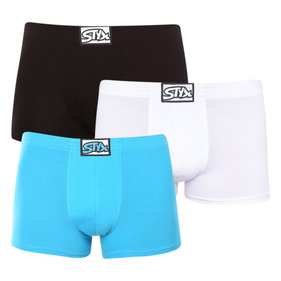 3PACK Styx miesten boxershortsit classic elastinen monivärinen monivärinen (3Q96019)