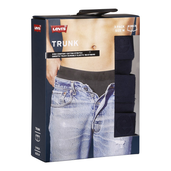 3PACK Levis miesten bokserit tummansiniset shortsit (905042001 002)