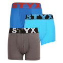 3PACK Styx lasten boxershortsit urheilu elastinen monivärinen (3GJ10379)