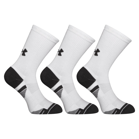 3PACK Under Armour sukat valkoiset (1379512 100)