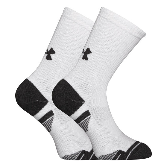 3PACK Under Armour sukat valkoiset (1379512 100)