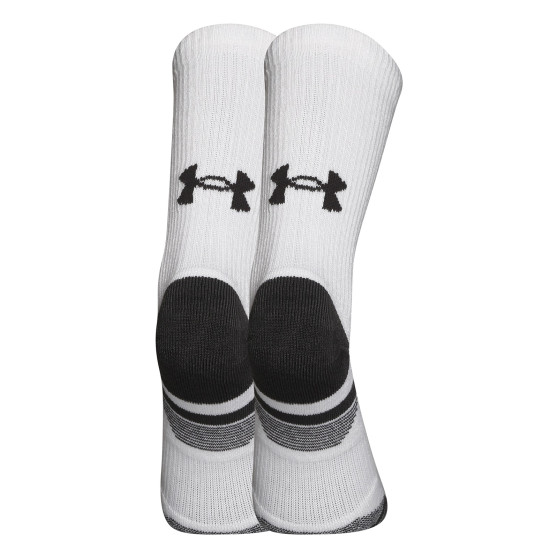 3PACK Under Armour sukat valkoiset (1379512 100)