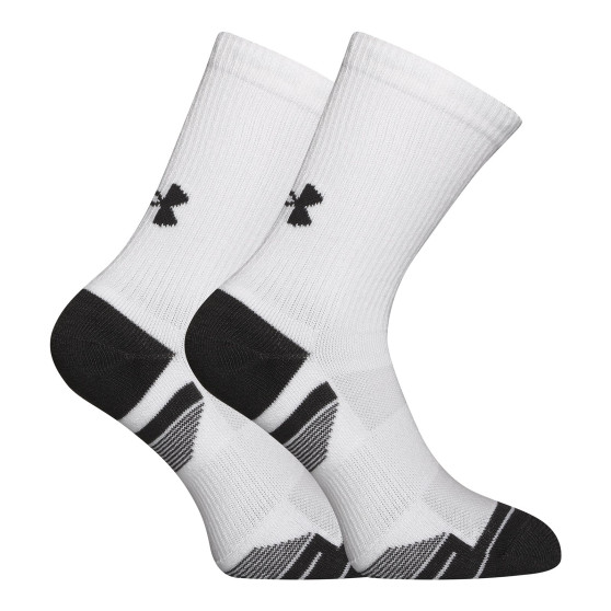 3PACK Under Armour sukat valkoiset (1379521 100)