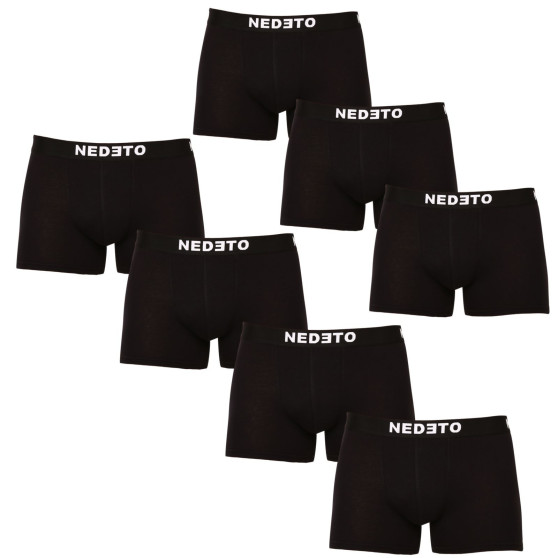 7PACK Nedeto miesten bokserit mustat (7NDTB001-brand)