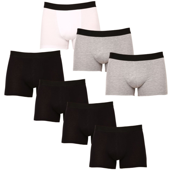 7PACK Nedeto miesten bokserit moniväriset shortsit moniväriset (7NDTB1002)