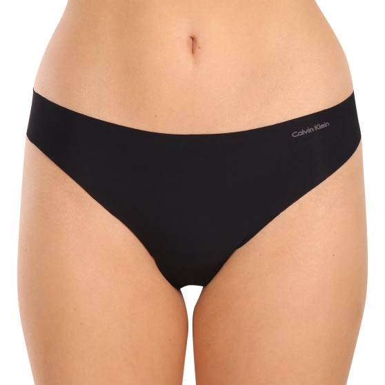 Calvin Klein Naisten stringit saumaton musta (D3428E-001)