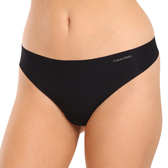 Calvin Klein Naisten stringit saumaton musta (D3428E-001)