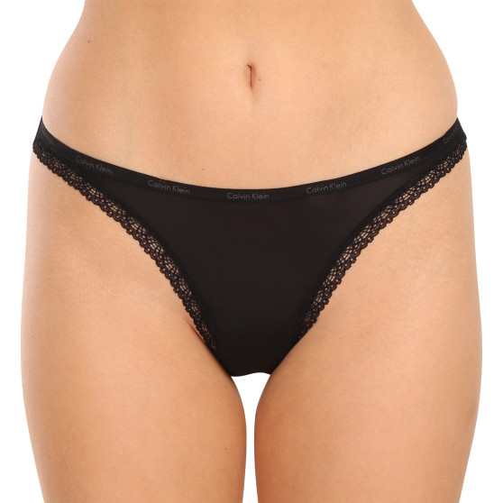 Calvin Klein Naisten stringit musta (D3445E-001)