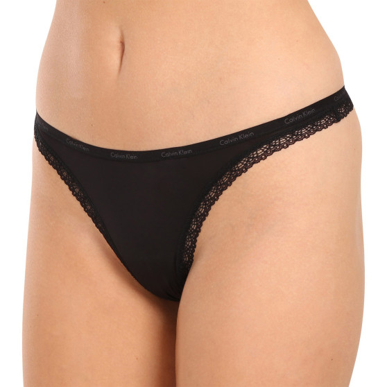 Calvin Klein Naisten stringit musta (D3445E-001)