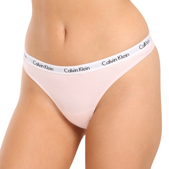 Calvin Klein Naisten stringit vaaleanpunainen (D1617A-2NT)