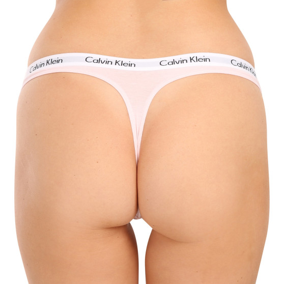 Calvin Klein Naisten stringit vaaleanpunainen (D1617A-2NT)