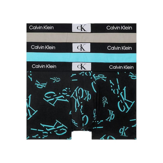 3PACK Calvin Klein miesten bokserit moniväriset shortsit moniväriset (NB3528E-I0Q)