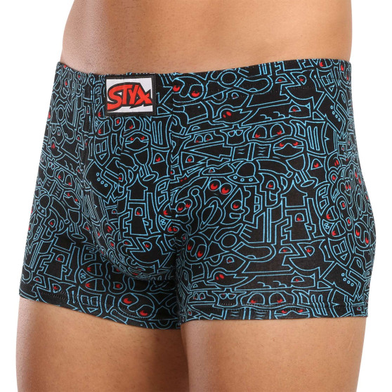 Styx Miesten bokserit shortsit art classic kumi doodle (Q1256)