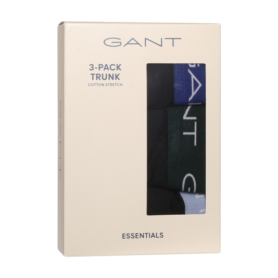 3PACK Gant miesten bokserit mustat (902333003-005)