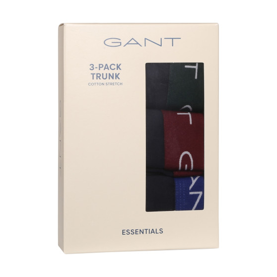 3PACK Gant miesten bokserit siniset (902333003-604)