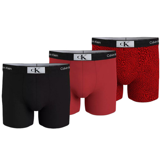 3PACK Calvin Klein miesten bokserit moniväriset shortsit moniväriset (NB3533E-HZY)