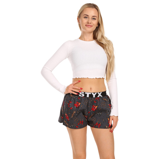 Styx Naisten bokserishortsit art sport kumikynnet (T1552)