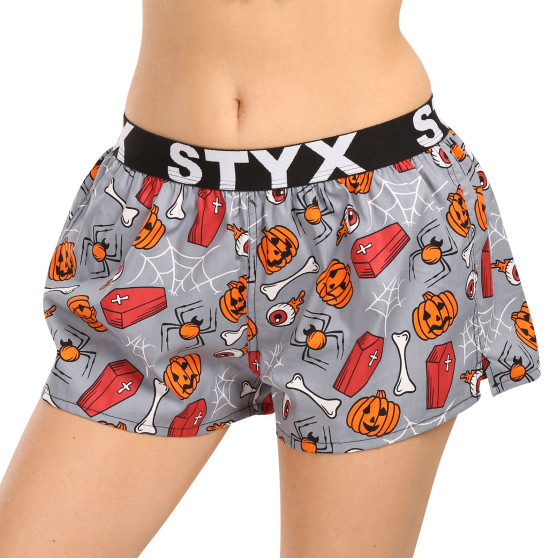 Styx Naisten bokserishortsit art urheilu kumi Halloween arkut (T1752)