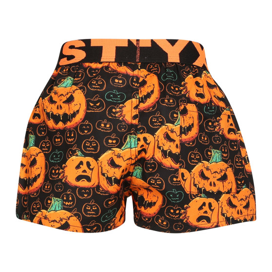 Styx Lapset bokserishortsit taide urheilu kumi Halloween kurpitsa (BJ1755)