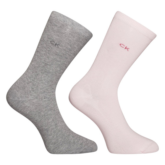 2PACK Calvin Klein Naisten sukat korkeat moniväriset (701218769 003)