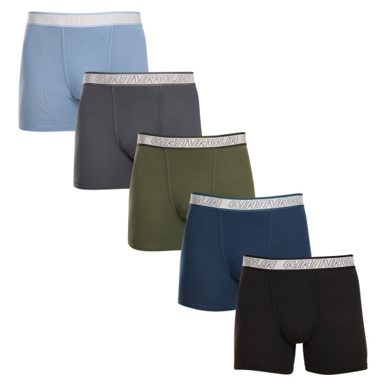 5PACK Gianvaglia miesten bokserit moniväriset shortsit moniväriset (GVG-5013)