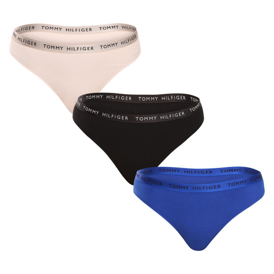 3PACK Tommy Hilfiger naisten stringit moniväriset (UW0UW04889 0R1)