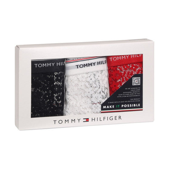 3PACK Tommy Hilfiger naisten pikkuhousut moniväriset (UW0UW04897 0X0)