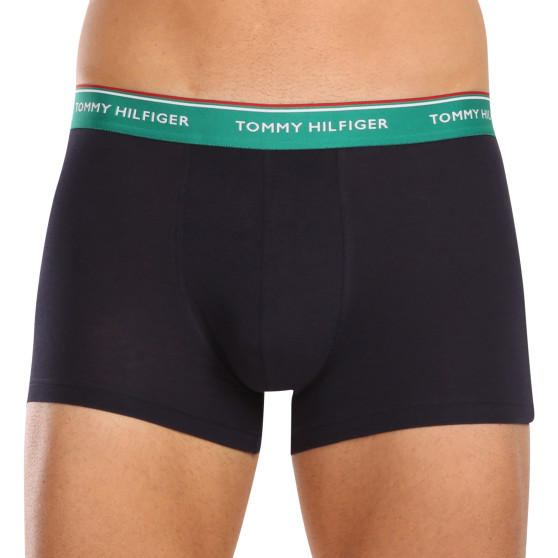 3PACK Tommy Hilfiger miesten bokserit tummansiniset shortsit (UM0UM01642 0UK)