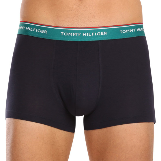 3PACK Tommy Hilfiger miesten bokserit tummansiniset shortsit (UM0UM01642 0UK)