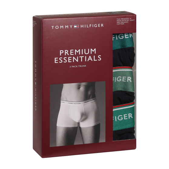 3PACK Tommy Hilfiger miesten bokserit tummansiniset shortsit (UM0UM01642 0UK)