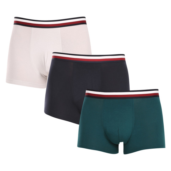 3PACK Tommy Hilfiger miesten bokserit moniväriset shortsit moniväriset (UM0UM03035 0T1)