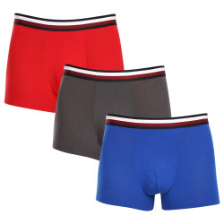 3PACK Tommy Hilfiger miesten bokserit moniväriset shortsit moniväriset (UM0UM03035 0UG)