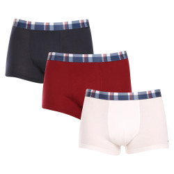 3PACK Tommy Hilfiger miesten bokserit moniväriset shortsit moniväriset (UM0UM03041 0XU)