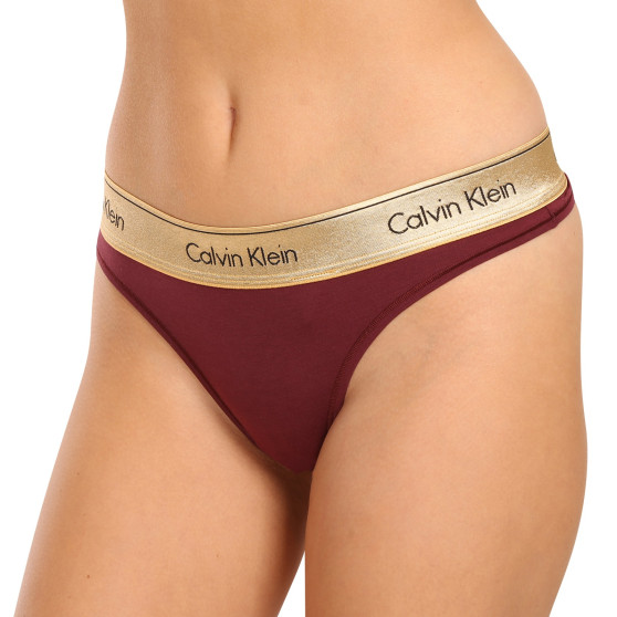 Calvin Klein Naisten stringit punainen (QF7449E-GEX)