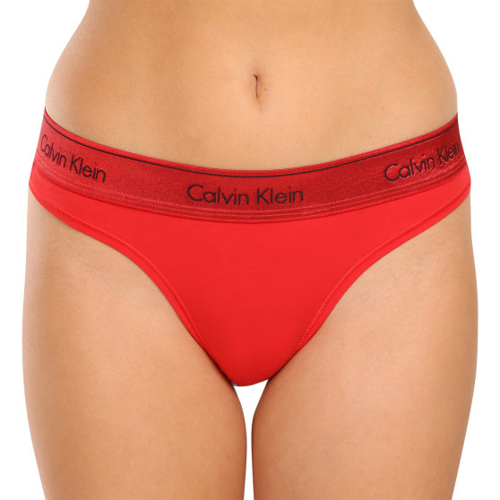 Calvin Klein Naisten stringit punainen (QF7449E-XAT)