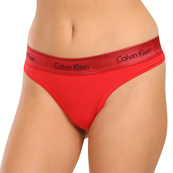 Calvin Klein Naisten stringit punainen (QF7449E-XAT)