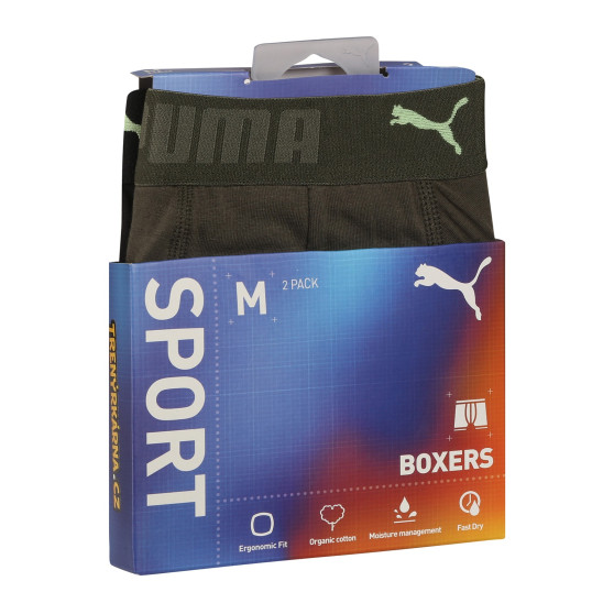 2PACK Puma miesten bokserit moniväriset shortsit moniväriset (701210962 008)