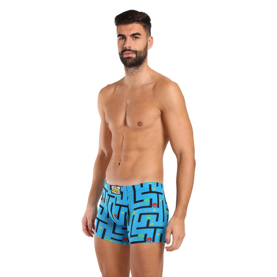 6PACK Styx Miesten bokserit pitkät art classic rubber moniväriset boxershortsit (6F12697124)