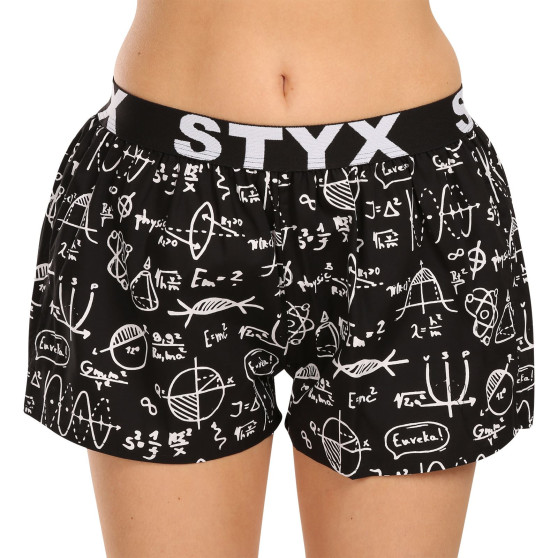 3PACK Styx naisten bokserishortsit art sports kumia monivärinen (3T15782)