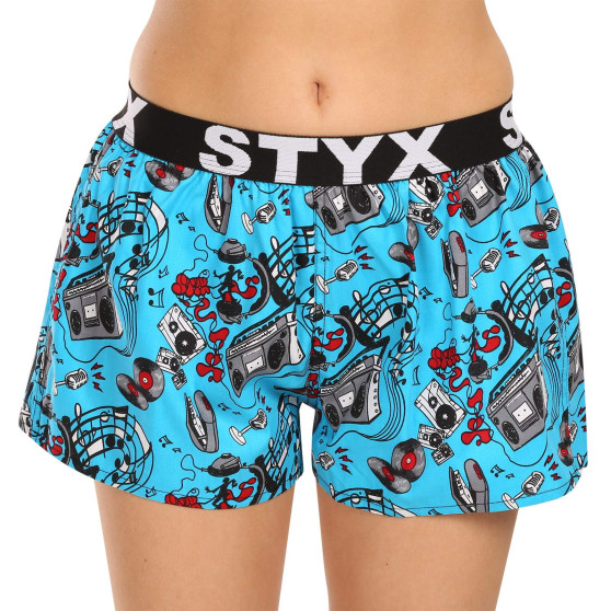 3PACK Styx naisten bokserishortsit art sports kumia monivärinen (3T15782)