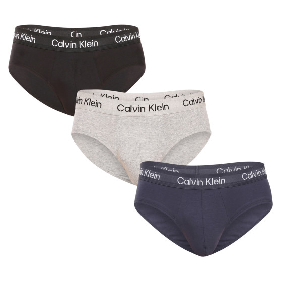 3PACK Calvin Klein miesten alushousut moniväriset (NB3704A-KDX)