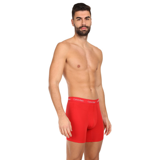 3PACK Calvin Klein miesten bokserit moniväriset shortsit moniväriset (NB3057A-I1Y)